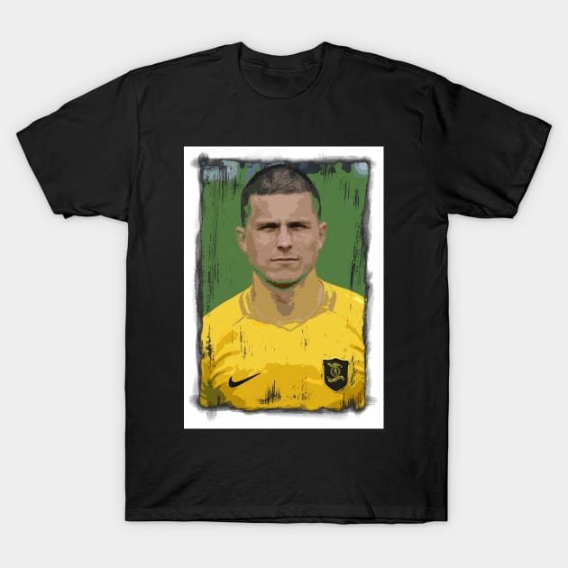 Livingston super striker Lyndon Dykes T-Shirt by vancey73